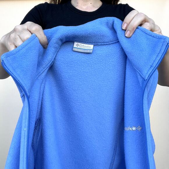 Women's Columbia Sawyer Rapids 2.0 Blue Fleece Vest Size S - Picture 5 of 7